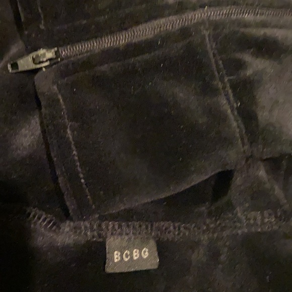 BCBGmaxazria velour zip up jacket - Picture 8 of 10
